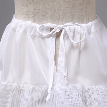 Deklica Til Obleko Bele Otroke Kratek Petticoat Baby Otroci Underskirt Za Poroko Cvet Dekle Crinoline Ne Hoop Vrvico