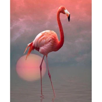 Diamond Slikarstvo Celoten Kvadratni/Krog Vaja Flamingo 5D Daimond Slikarstvo Vezenje Navzkrižno Šiv Mozaik Kristalno Sliko Umetnosti Z1682