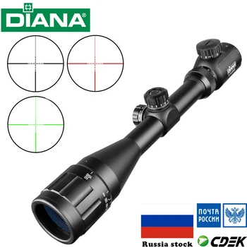 DIANA 4-14x44 AOE Taktično Mil-Dot Reticle Optičnih Riflescope Lovska Puška Področje Sniper Airsoft Zračne Pištole