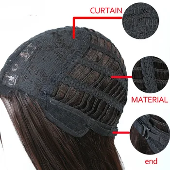 DIFEI Kratke lase črno toploto odporna sintetična visoko temperaturo vlaken lasuljo cosplay lasulja afro kinky