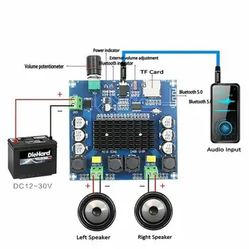 Digitalni Bluetooth krovu potenciometer podpira ultra power ojačevalnik dolgo avdio ojacevalnikom razdalja B3J3