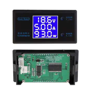 Digitalni DC 50V 5A 250W LCD Voltmeter Ampermeter Napetosti tok Volt Moči Meter