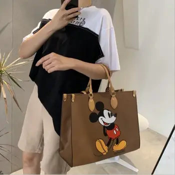 Disney Mickey večnamensko mobilni telefon messenger bag pu vrečko double-sided (obojestransko tiskanje vrečko damo enotni ramenski torbici
