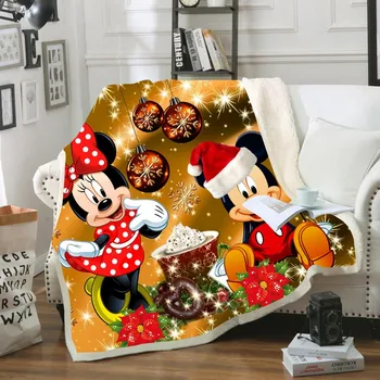 Disney Minnie Miki Miško Božična Darila Baby Plišastih Odejo, Vrgel Kavč Postelja Kritje Eno Dvojna Posteljnina za Fante, Dekleta, Otroci,