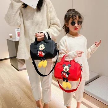 Disney Minnie Visoka zmogljivost torbici ženske Platno vrečko ženski 2020 Tote vrečko risanka vrečko Mickey ramenski prenosni nakupovalna torba