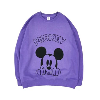 Disney Moški Puloverji Jopice Mickey Mouse Jeseni, Pozimi Topli Puloverji, Moški Oblačila Long Sleeve Hooded Harajuku Hip-pop Vrhovi