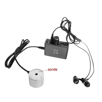 DIY HY929 Visoko Trdnost Zidu Mikrofon Telefonski Poslušanje Detecotor Inženir za Prepuščanje Vode Olje Pušča Sluha