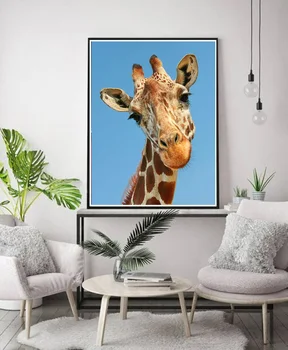 DIY Žirafa 5D Diamond Slikarstvo Celoten Krog smolo Živali Daimond Vezenje Navzkrižno Šiv Kompleti Doma Dekor Božično Darilo