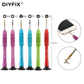 DIYFIX Mobilni Telefon Odpiranje Orodja za Popravilo Izvijač Pinceta Kit Niti Spudger Ločite Razstavite Komplet orodij za iPhone, Samsung, Sony