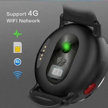 DM19 Pametno Gledati Moške 4G Andriod 7.1 8.0 MP Kamero MTK6739 Quad Core 16 GB Rom Fitnes Tracker IP67 Nepremočljiva Wifi GPS Smartwatch