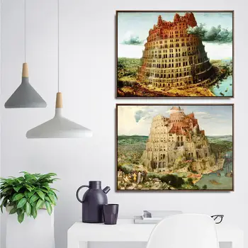 Doma Dekoracijo Umetnosti Stenske Slike Amo Dnevno Sobo, Poster Tiskanje Platna Slike Netherlandish Pieter Brueghel Starejši 1