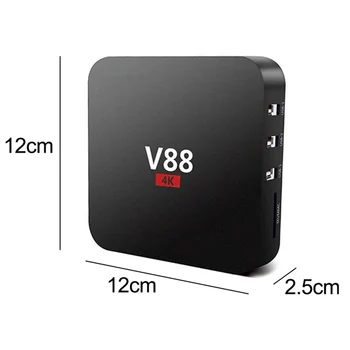 Domači Kino V88 RK3229 Smart TV Set-Top Box Igralec 4K Quad-Core, 8GB, WiFi Media Player, TV Okno Smart HDTV Polje, Velja za Android