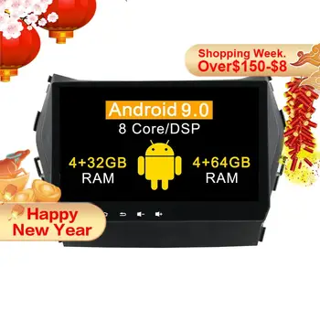 DSP 4G+64 G Android 9.0 avto multimedijski predvajalnik Hyundai IX45 2016 avto gps navigacija radio, video, stereo BT vodja enote