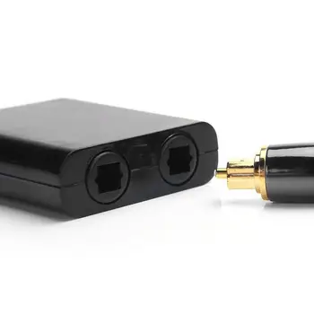Dual Port Digitalni Optični Avdio Splitter Kabel Adapter 1 V 2 Od