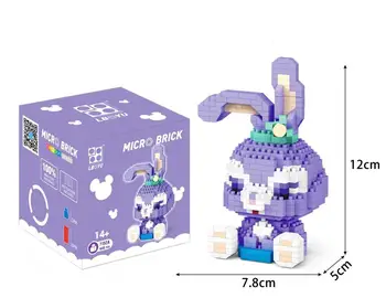 Duffy medved 3D puzzle StellaLou bloki zajec Stella balet zajec mikro-delcev, vstavite puzzle bloki otroška plastične igrače