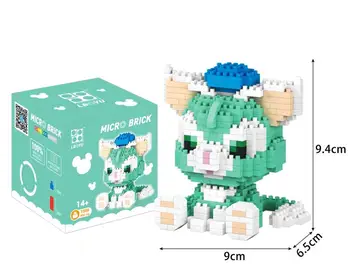 Duffy medved 3D puzzle StellaLou bloki zajec Stella balet zajec mikro-delcev, vstavite puzzle bloki otroška plastične igrače