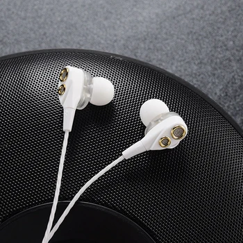 Dvojno Gibljejo Obroč 6D Surround Bluetooth Slušalke Brezžične Bluetooth Slušalke Podpira TF Kartice Slušalke za Iphone Android