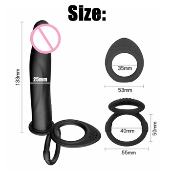 Dvojno Penetracijo Vibratorji Penis Strapon Dildo, Vibrator Analni Čep G Spot Vibrator Intimno Adult Sex Igrače Za Pare