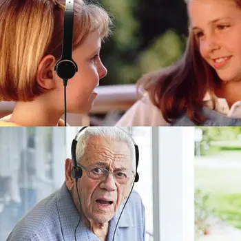 EastVita Kostne Prevodnosti V-Slušalke Slušni Slušalke Ojačevalec Zvoka Skrbi za Zdravje Slušalke za Ljudi Sluha Impairmen r25