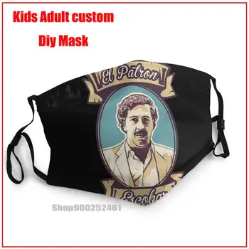 El Pokrovitelj Narcos Pablo Escobar Plata O Plomo DIY masko de varstvo lavable stroj masko otroci uxury oblikovalec maske za obraz