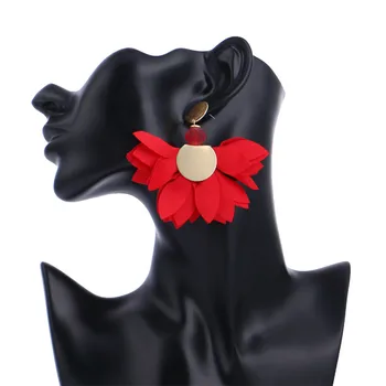 Eleganco earings modni nakit Cvet Uhani za Ženske Dolgo Visijo Spusti Uhan Bohemian Halloween Party Dropshipping