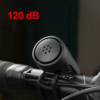 Elektronski Kolo Rog 120db Glasno Električna Kolesa, Zvonci USB Polnilne MTB Gorsko otroška Igrača Kolo Zvonovi Kolesarsko Opremo