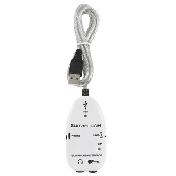 Eletric Kitare Kitare Kabel na USB Vmesnik za Povezavo Kabel Adapter Avdio Priključek Diktafon za RAČUNALNIK/Computer Kitare Dodatki
