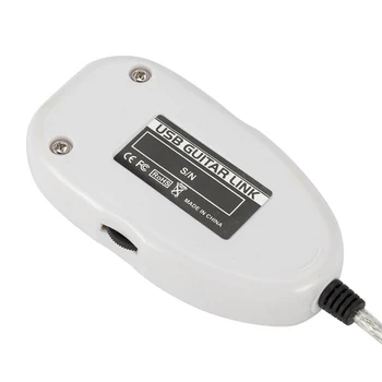 Eletric Kitare Kitare Kabel na USB Vmesnik za Povezavo Kabel Adapter Avdio Priključek Diktafon za RAČUNALNIK/Computer Kitare Dodatki