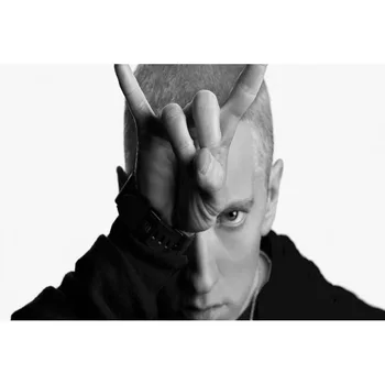 Eminem Srednjega Prsta po Meri Stene Papirja Klasično Sliko Retro Fotografij, plakati, Stenski Plakat(20X30) doma dekor U1-676