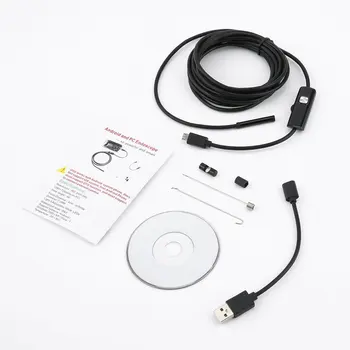 Endoskop Mini Kamera Otoscopio Usb Varnostne Kamere 5,5 mm Za Telefon Android Pametni telefon In PC Otoscope Pregledovalna Kamera