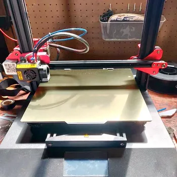 ENERGIČNA Novo Nadgradnjo Edaja-5 Plus Heatbed,377x370mm Odstranitev Spomladi Jeklene Pločevine+PEI Flex Graditi Ploščo Za 3D Tiskalnik Deli