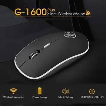 Ergonomska Miška Wireless Mouse Računalniška Miška za PC, USB, Optični 2,4 Ghz 1600 DPI Tiho Mause Mini Neslišno Miši Za Prenosni RAČUNALNIK Mac