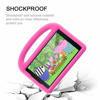 EVA Stojalo Otroci Varno Pene Shockproof Tablet Silikonski ovitek Za Samsung Galaxy Tab A 8.0 2019 SM-T290 SM-T295 T290 T295 T297 Primeru