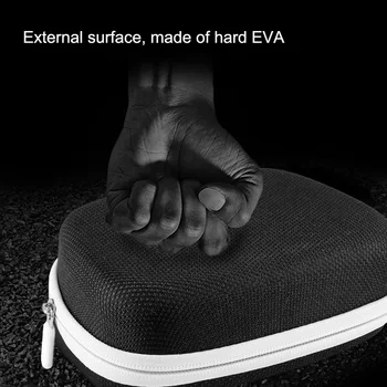 EVA Trdo Lupino kovček z Zapestje Traku za PS5 DualSense PS4 Krmilnik Dodatki Prenosni Shockproof Skladiščenje Vrečka Vrečka