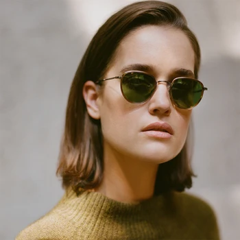 EyeGlow Letnik polarizirana sončna očala žensk in moških luksuzne blagovne znamke, oblikovanje visoke kakovosti retro slogu