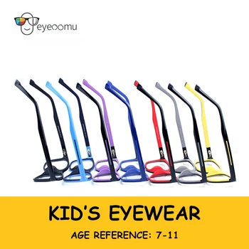 EYEOOMU Novih Otroci Očala Silicij TR90 Optičnega Stekla Za Schoolchild Zložljive Indeformable Okvirji Za Otroke Neškodljivi Za Kožo