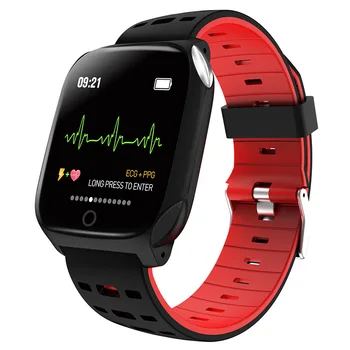 F16 Pametno Gledati Krvni Tlak kisika v Krvi Srčnega utripa PPG EKG Dejavnosti Fitnes Tracker Watch Nosljivi Zdravje SmartWatch