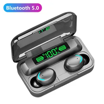 F9-5C Dotik 5.0 Brezžične Bluetooth Slušalke Dva-Uho Gibanja Mini Ultra-Mala Prikrite Slušalke Univerzalno Nepremočljiva Mikro Par