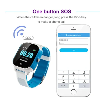 FA23 Otrok Pametno Gledati Otroka SIM Kartica, Zaslon na Dotik, GPS, WIFI SOS Tracker IP67 Nepremočljiva Otroci Budilka Anti-Izgubil Smartwatch