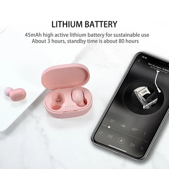FLUXMOB A6S in-ear Slušalke Brezžične TWS Bluetooth 5.0 Ušesnih Čepkov S polnjenjem POLJE Šport Slušalke Za Pametni Telefon