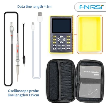 FNIRSI-5012H razširljiv odprtokoden 5012H za 2,4 palčni LCD-Zaslon 100MHz pasovno Širino in 500MS/s frekvenco Vzorčenja USB Osciloskopov