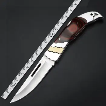 Folding Nož Rezilo Praktično Kroglični Ležaj Folding Nož Prostem preživetje kampiranje Nož Vojaški stil