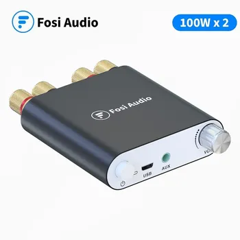 Fosi Avdio ZK1002D 100W x2 Bluetooth Ojačevalnik Mini Brezžična Stereo Sprejemnik 2-Kanalni Hi-fi Digital Power Amp