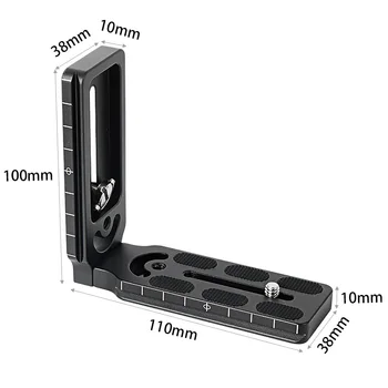 Fotoaparat universal L ploščo hitro sprostitev ploščica kamera mount L nosilec nosilec za DSLR Camfi Fotoaparat z Bliskavico pribor