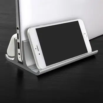 Foxnovo z Dvojno režo za Vertikalno Nastavljiv Laptop Stand Tablet Hlajenje Podporo Nosilec Nosilec za Apple MacBook Pro Lenovo Prenosnik