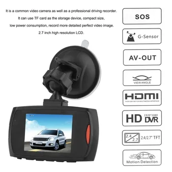 G30L Avto DVR Dash Cam visoke kakovosti Avto Kamera Snemalnik G-senzor IR Nočno Vizijo Full HD Vroče prodaje Auto Accessaries