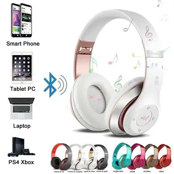 Gaming Slušalke Brezžične Slušalke Nad Uho Hifi Stereo Zložljive Slušalke Čepkov Za airpods max