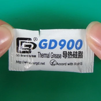 GD900 Termalne Paste Silikonsko Mazilo hladilnega telesa Spojina Visoko Zmogljivost 80 Kosov Sivega Neto Teža 0.5 Gram Za CPU Hladilnik MB05