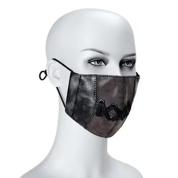 GearDuke Novo Steampunk Moških Stilsko Masko Gothic Človek Moda Znotraj Dihanje Dvojno Neto Kul Povodec Usnje Maske Cosplay
