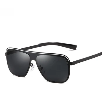 GIFANSEE moških kvadratnih vintage sončna očala pilotni vožnje blagovne znamke oblikovalec očala sončna očala uv400